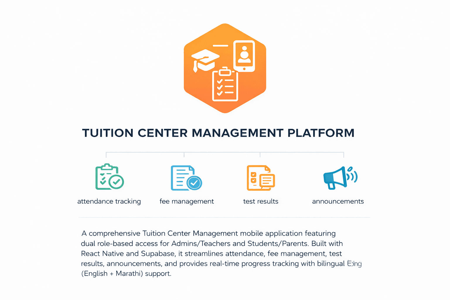 Tuition Center Management App